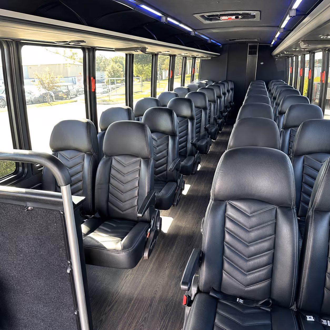 mission viejo 25 passenger minibus inside