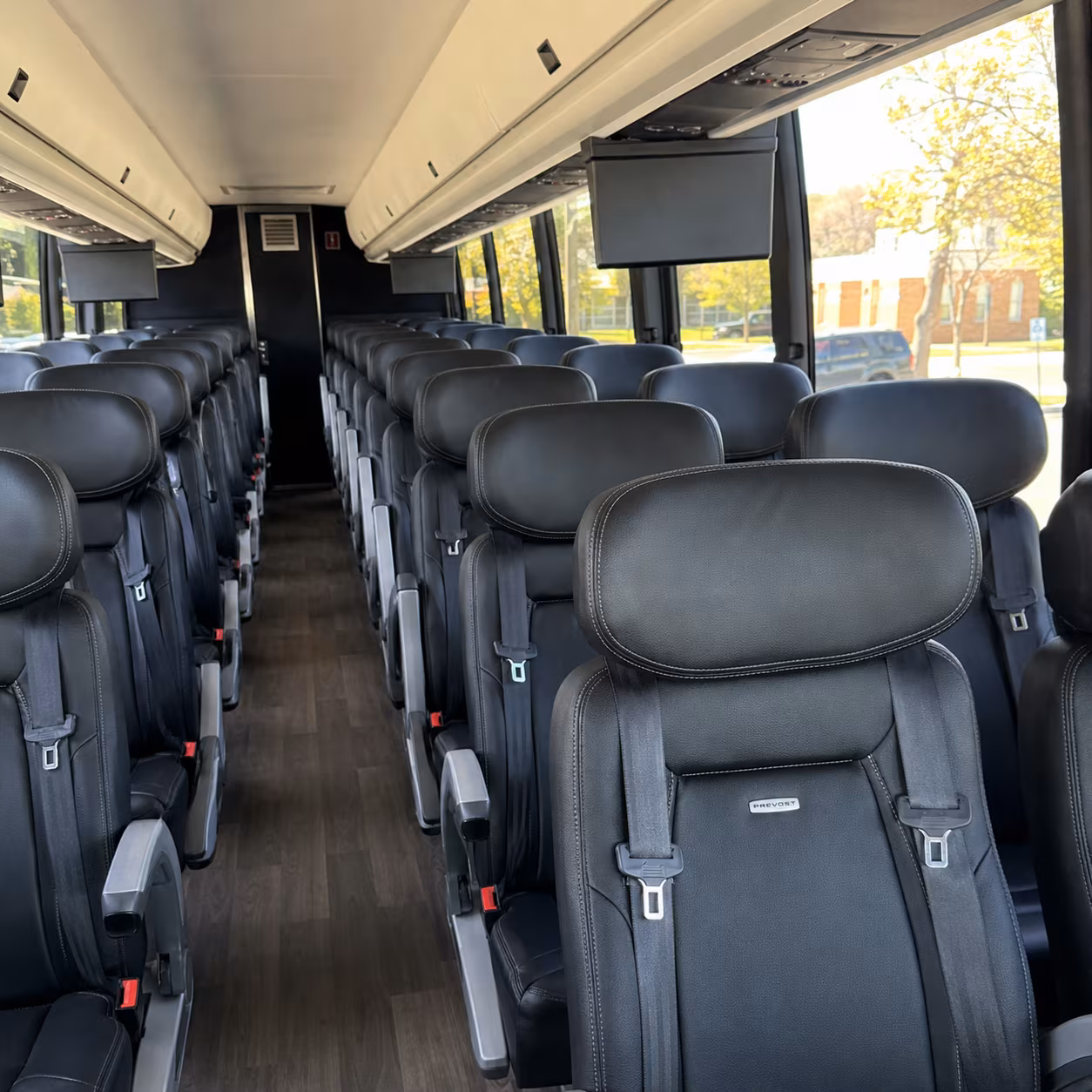 mission viejo charter bus interior