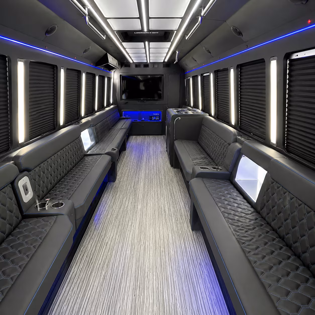mission viejo party bus inside