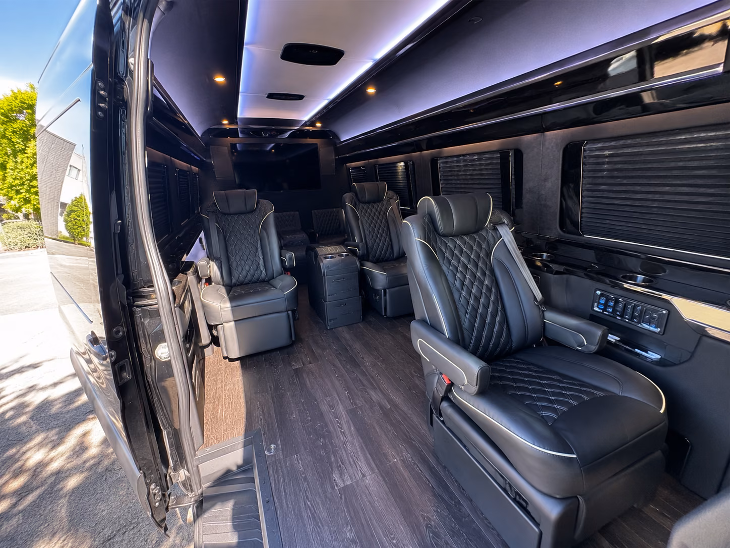 mission viejo sprinter van with driver interior