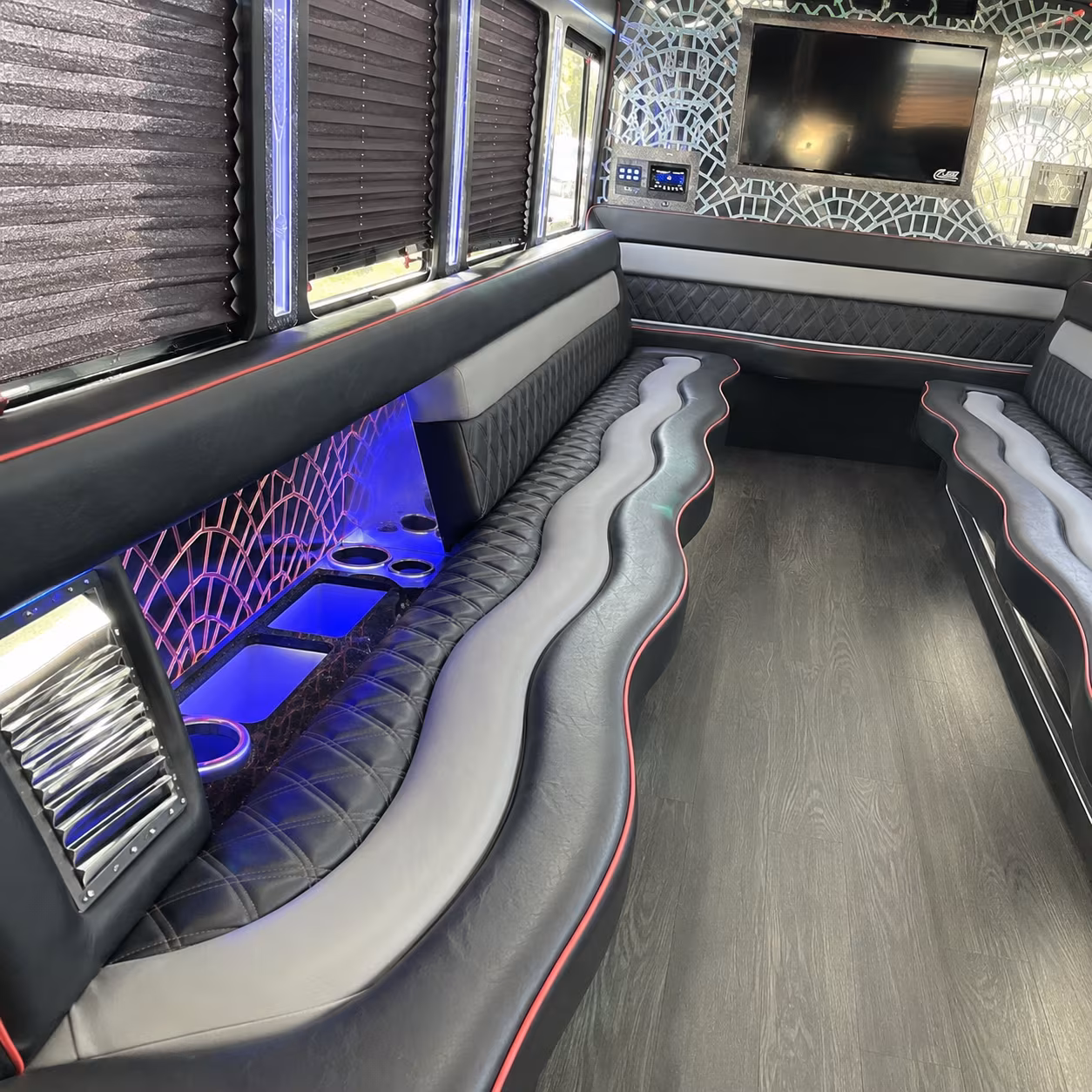 mission viejo wedding party bus rental